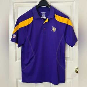 Minnesota Vikings Men’s Medium Reebok Polo